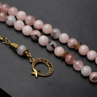 Cherry Blossom (Sakura) Agate Misbah  by Raw Spiritual