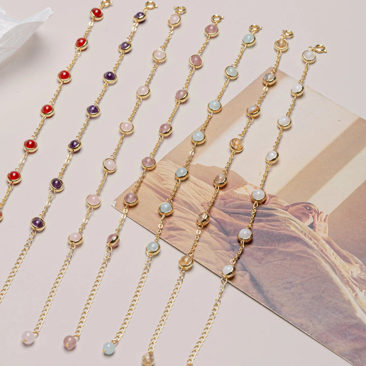 Moonstone Bracelet for Growth & Balance  by Raw Spiritual