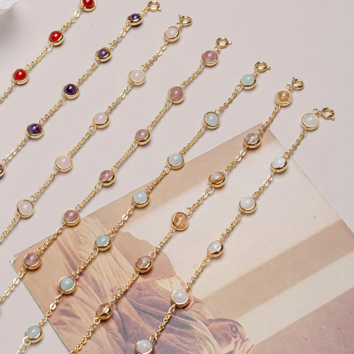 Aquamarine Bracelet for Self Expression  by Raw Spiritual