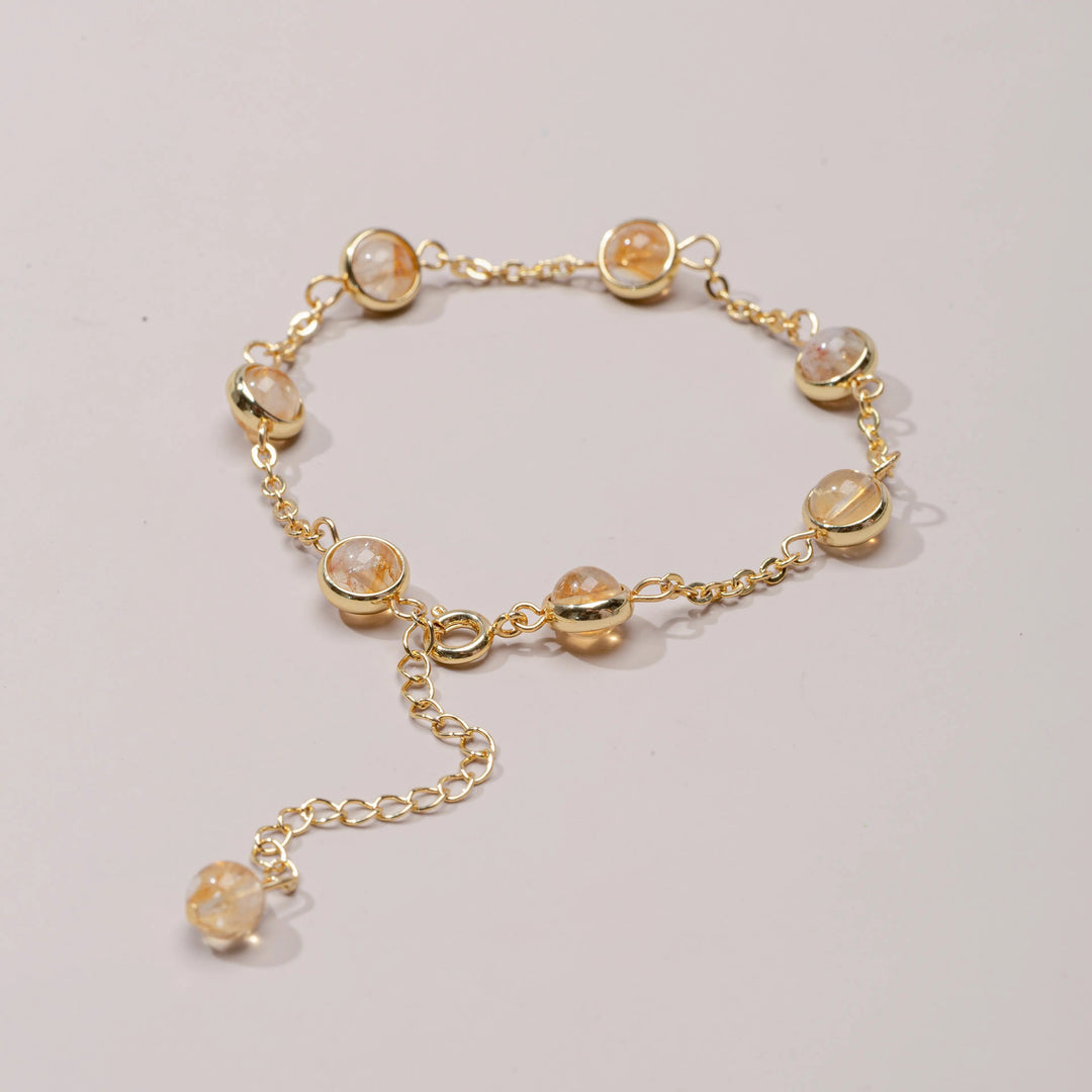 Citrine Bracelet for Prosperity  by Raw Spiritual