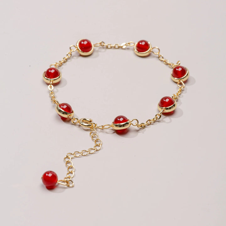 Red Carnelian Bracelet for Passion & Vitality  by Raw Spiritual