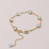 Aquamarine Bracelet for Self Expression  by Raw Spiritual