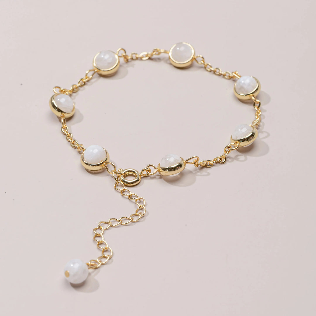 Moonstone Bracelet for Growth & Balance  by Raw Spiritual