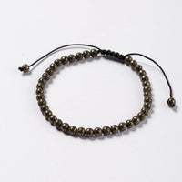 Pyrite Thread Bracelet for Abundance & Wealth  by Raw Spiritual