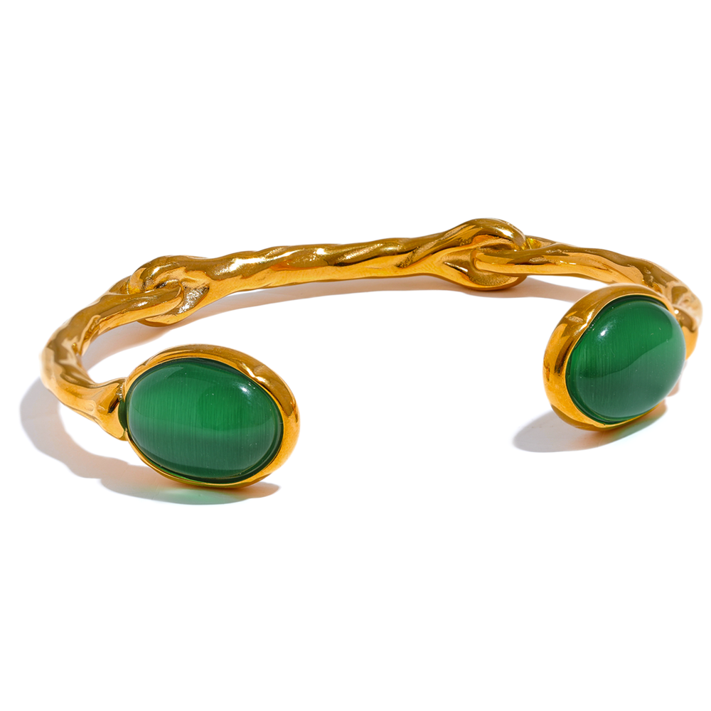 Green Jade Bracelet for Prosperity & Luck