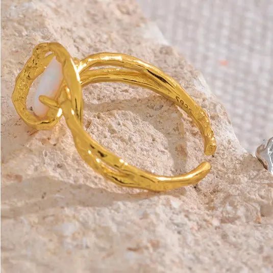 Opal S925 Ring for Balance & Creativity Yiwu Landy Jewelry Summer WU