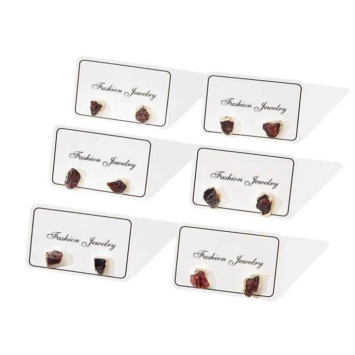 Red Agate (Hakik) Earrings in Stainless Steel for Abundance & Harmony Yiwu Shanmei Jane