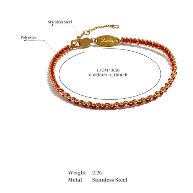 Irza Sacred Red Thread Bracelet for Luck