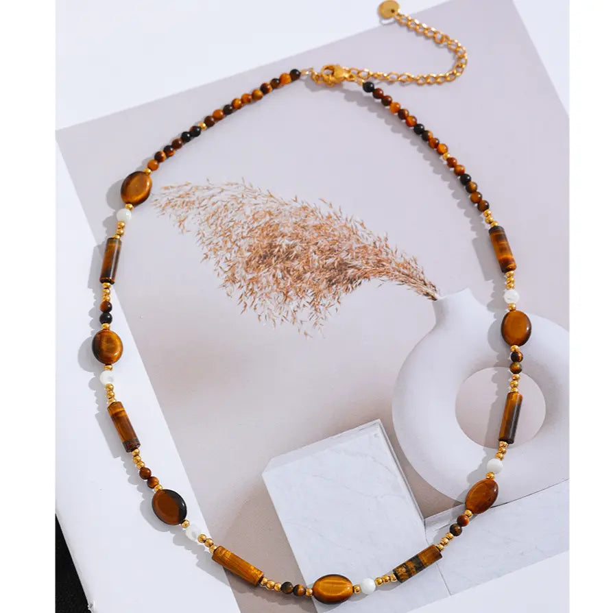 Tiger Eye Necklace for Protection & Courage Yiwu Jinyou VIMI