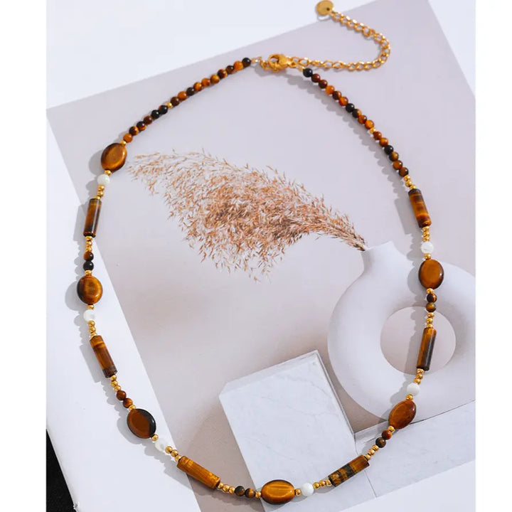 Tiger Eye Necklace for Protection & Courage Yiwu Jinyou VIMI