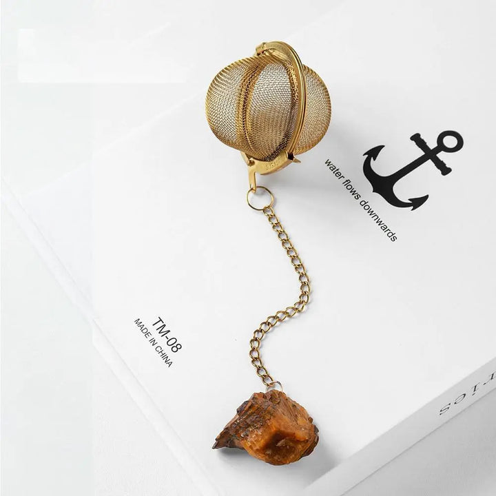 Tiger Eye Stainless Steel Tea Infuser / Strainer Yiwu Shanmei Jane