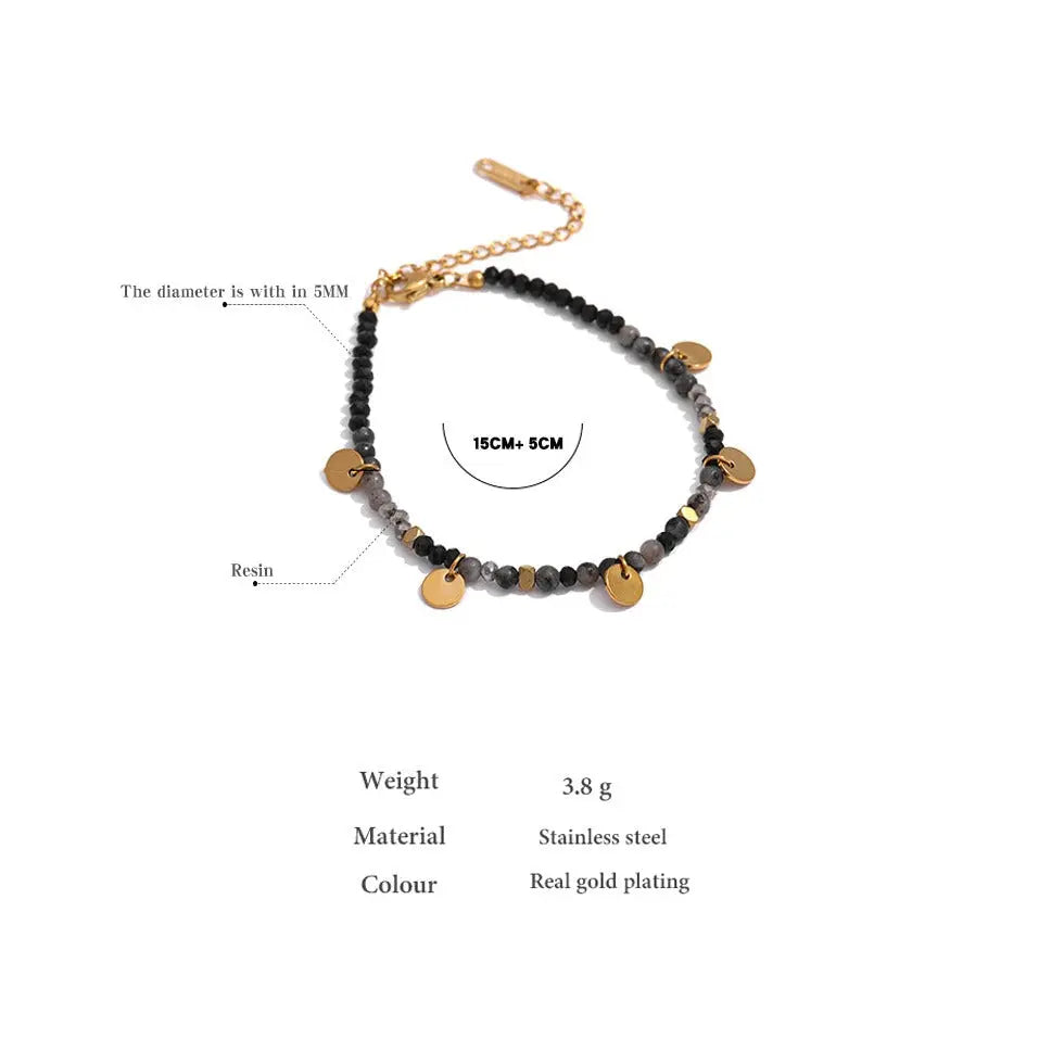 Black Agate (Hakik) bracelet for Growth & Prosperity Yiwu Jinyou VIMI