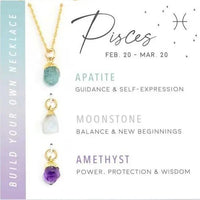 Raw Stone Zodiac Pendant Set  by Raw Spiritual