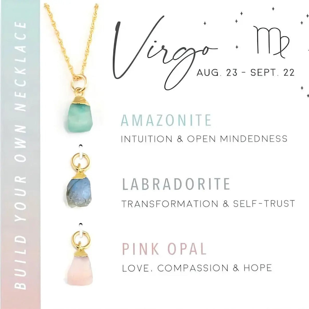 Raw Stone Zodiac Pendant Set  by Raw Spiritual