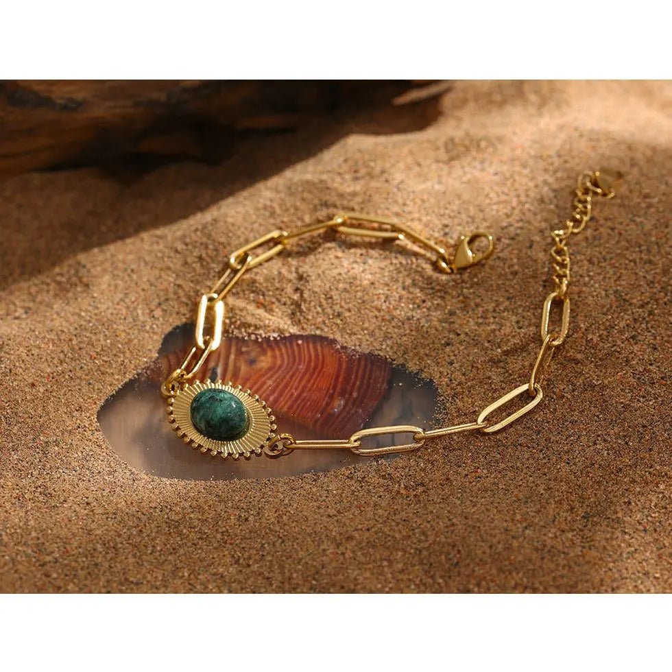 African Turquoise Bracelet for Healing & Growth Yiwu Jinyou VIMI