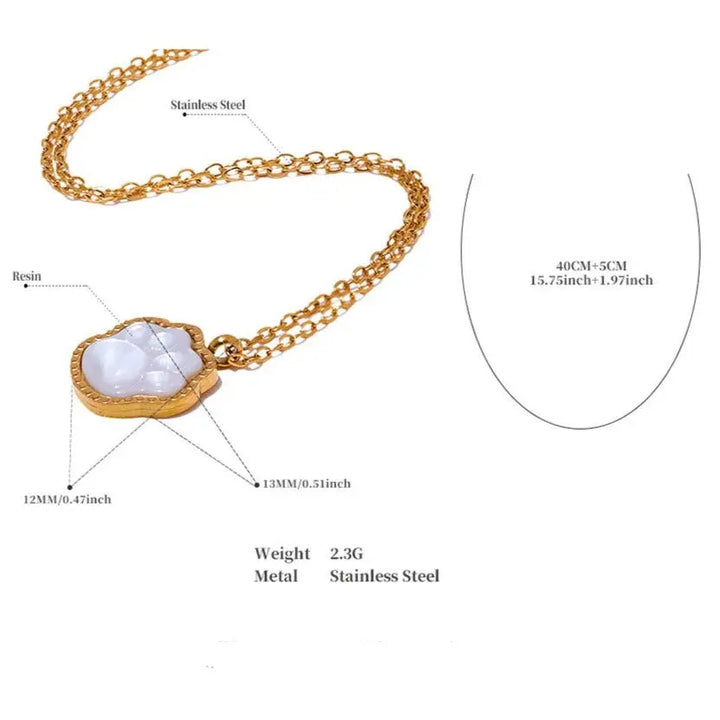 Paw Pendant Necklace Yiwu Jinyou VIMI