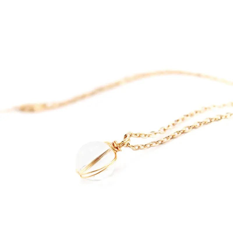Clear Quartz (Sphatik) Necklace for Clarity Yiwu Shanmei Jane