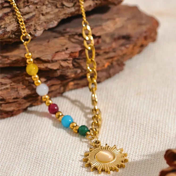 Cat's Eye Necklace for Abundance, Prosperity & Clarity Yiwu Jinyou VIMI