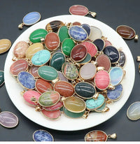 White Agate (Aqeek) Pendant Necklace for Growth, Prosperity, Harmony Yiwu Shanmei Jane