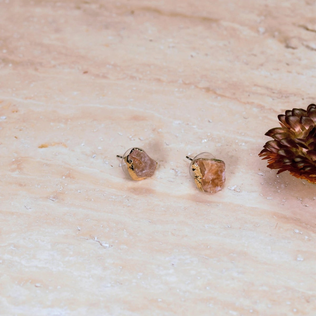 Red Agate (Hakik) Earrings in Stainless Steel for Abundance & Harmony Yiwu Shanmei Jane