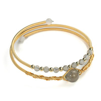 Labradorite Bangle for Transformation & Spiritual growth Yiwu Shanmei Jane