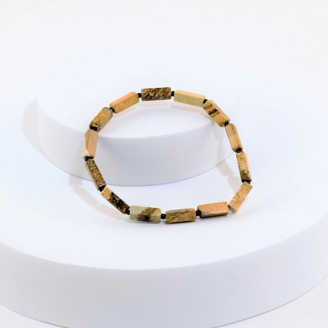 Picture Jasper Bracelet for Stability & Grounding Yiwu Shanmei Jane