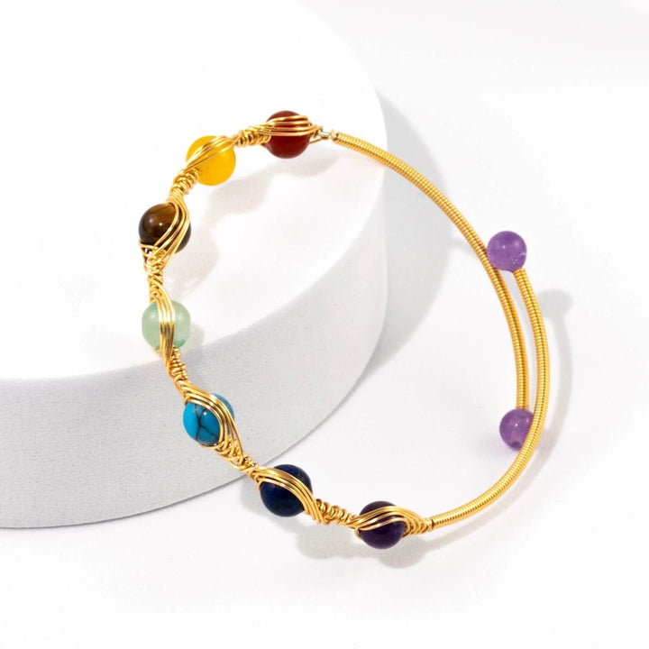 7 Chakra Bangle for Chakra Balancing Yiwu Shanmei Jane