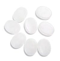 Clear Quartz (Sphatik) Worry Palm Stone - Manifestation & Clarity Yiwu Shanmei Jane