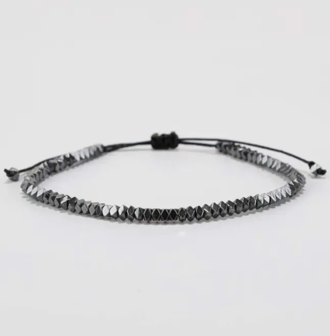 Hematite Thread Bracelet for Protection & Grounding  by Raw Spiritual