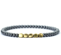 Hematite & Copper Bracelet for Grounding & Luck  by Raw Spiritual