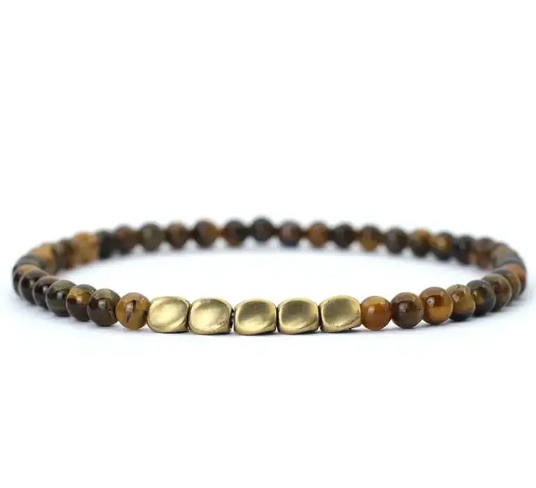 Tiger Eye & Copper Bracelet for Protection & Wellbeing  by Raw Spiritual
