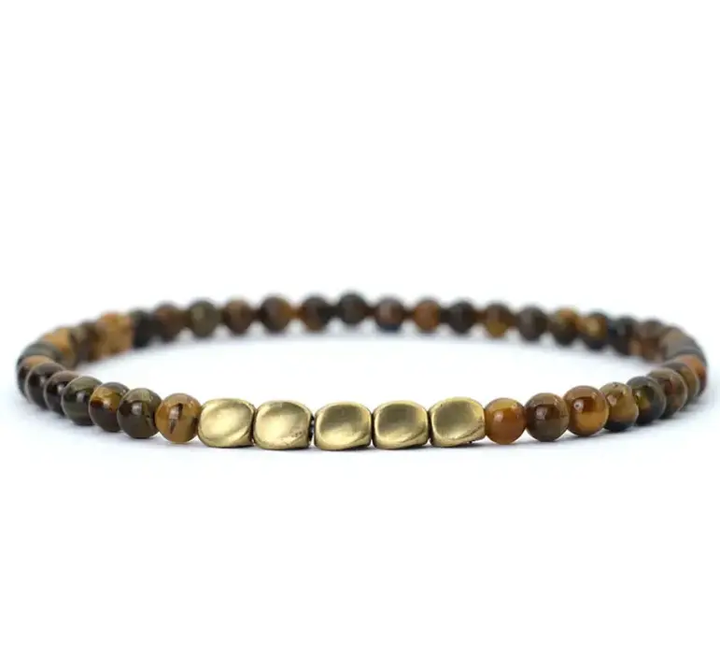 Tiger Eye & Copper Bracelet for Protection & Wellbeing  by Raw Spiritual