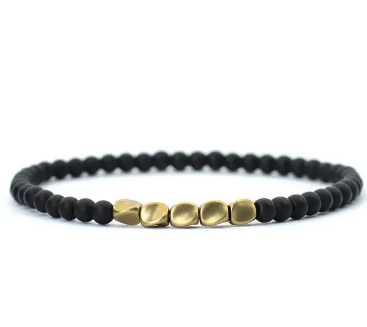 Black Agate & Copper for Stress Relief & Strength - Raw Spiritual UAE
