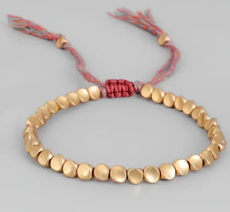 Buddhist Copper Bead  for Stress Relief & Strength  by Raw Spiritual