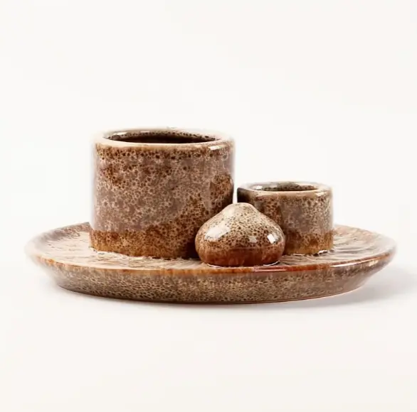 Incense Burner in Leopard Design  by Raw Spiritual