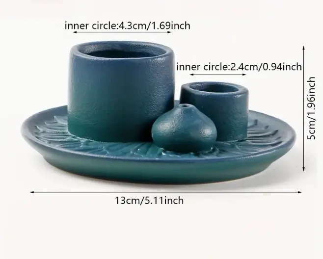 Incense Burner in Leopard Design  by Raw Spiritual