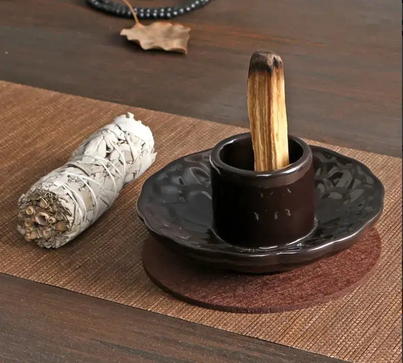 Ceramic Incense Burner  by Raw Spiritual