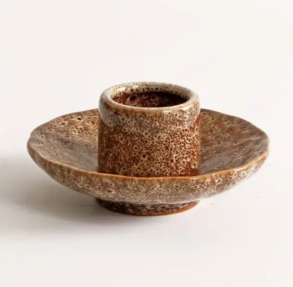 Ceramic Incense Burner  in Leopard Design  by Raw Spiritual