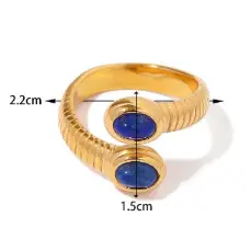 Lapis Lazuli Ring for Communication  by Raw Spiritual