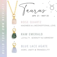 Raw Stone Zodiac Pendant Set  by Raw Spiritual