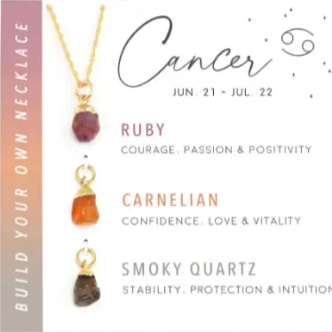 Raw Stone Zodiac Pendant Set  by Raw Spiritual