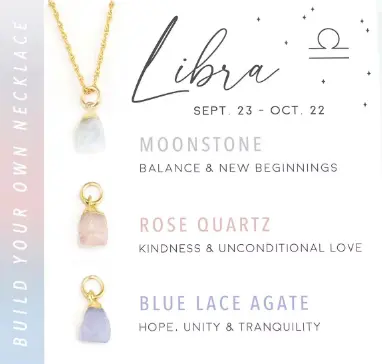 Raw Stone Zodiac Pendant Set  by Raw Spiritual