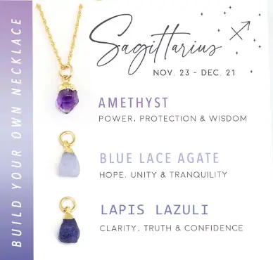 Raw Stone Zodiac Pendant Set  by Raw Spiritual