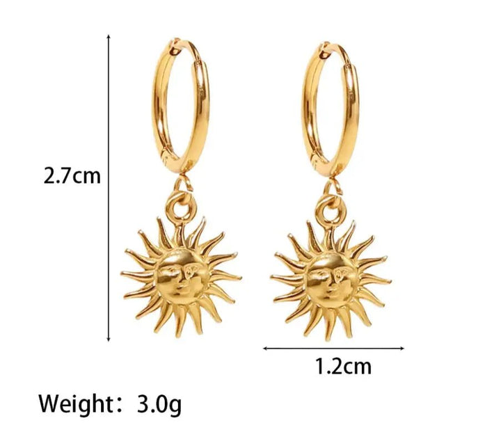 Helios Earrings Yiwu Landy Jewelry Summer WU