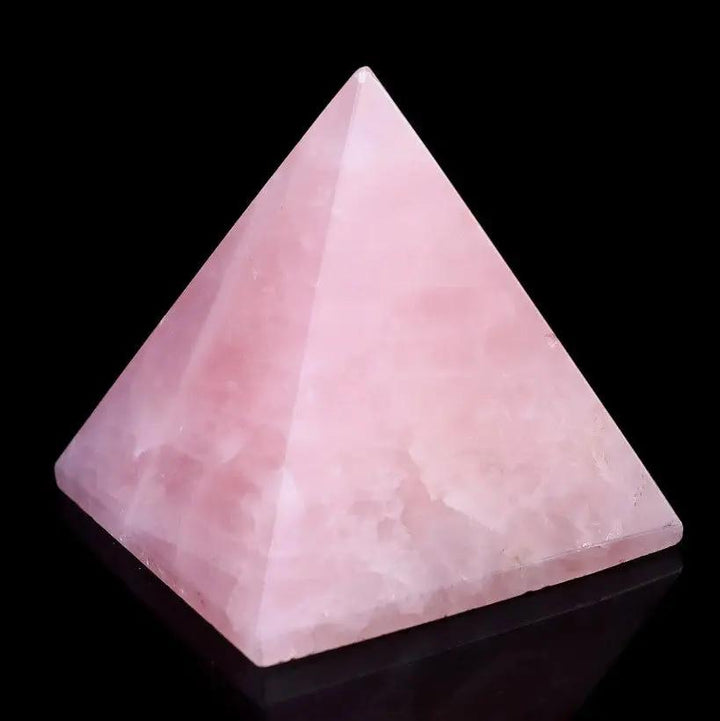 Rose Quartz Pyramid for Love - Raw Spiritual