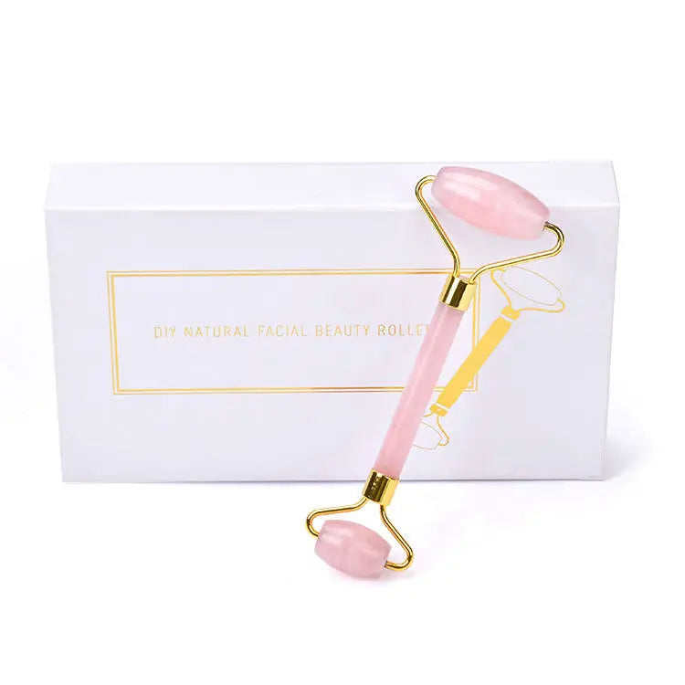 Rose Quartz Gua Sha Face Massager Roller Yiwu Shanmei Jane