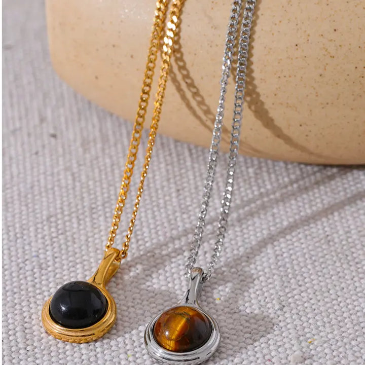 Black Obsidian Necklace for Self Growth & Protection Yiwu Jinyou VIMI