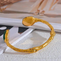Green Jade Bracelet for Prosperity & Luck Yiwu Jinyou VIMI