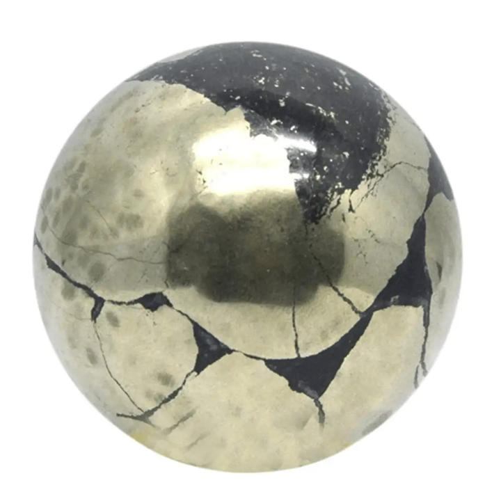 Pyrite Sphere tor Wealth & Prosperity - Raw Spiritual