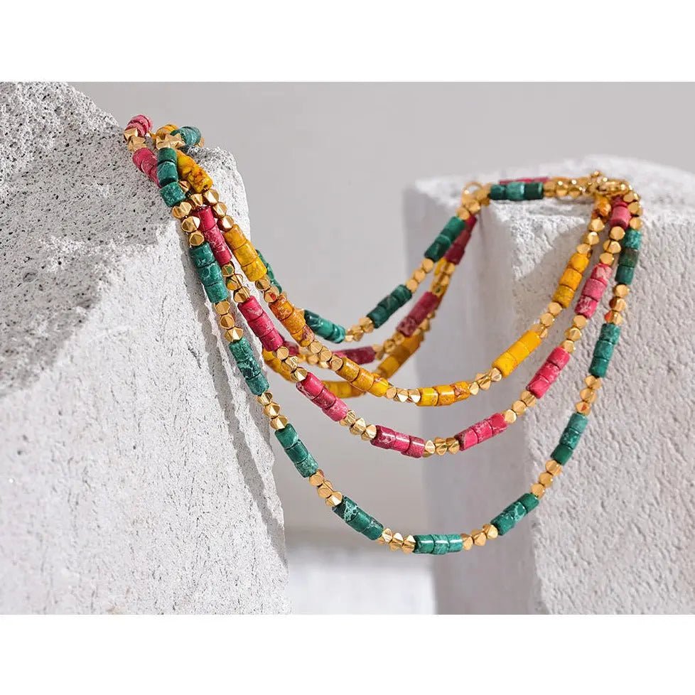 Red Emperor Stone Necklace for Strength & Protection Yiwu Jinyou VIMI